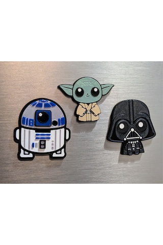 Star Wars Darth Maul Chewbacca Stormtrooper Karakterleri Dekoratif Buzdolabı Magneti