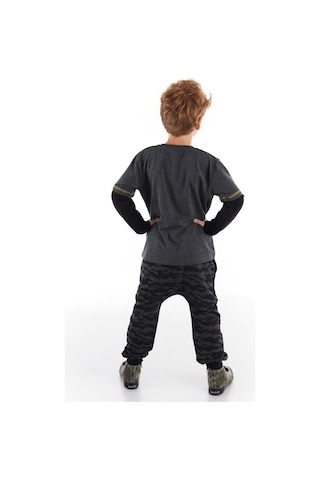 Denokids Mushi Spray Kamuflaj Erkek Çocuk Pantolon Takım Çok Renkli