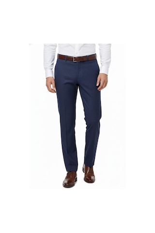 Kamer Erkek Regular Fit Klasik Pilesiz Kanvas Pantolon P1142 Bgl-st04795 Açık Lacivert