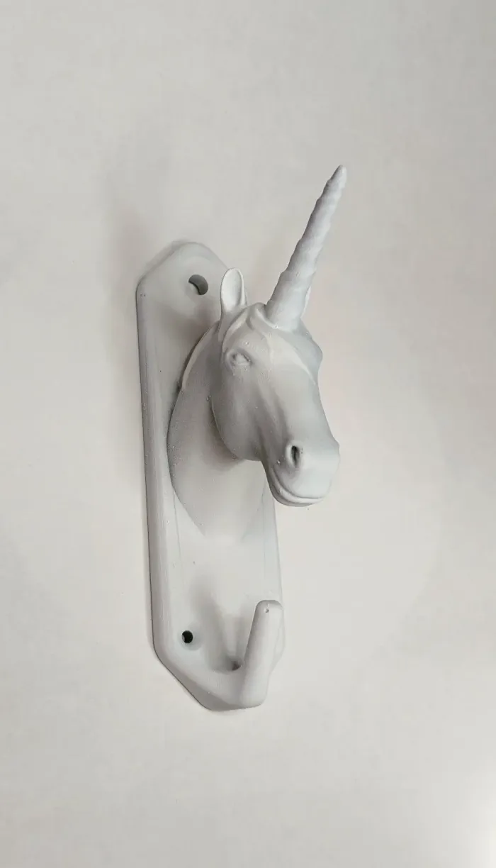 Unicorn Duvar Askısı Dekoratif Tek Boynuzlu At Askılık Çocuk Odası İçin Renkli Duvar Kancası Çok Renkli