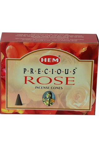 Hem Gül Kokulu 10 Konik Tütsü Rose