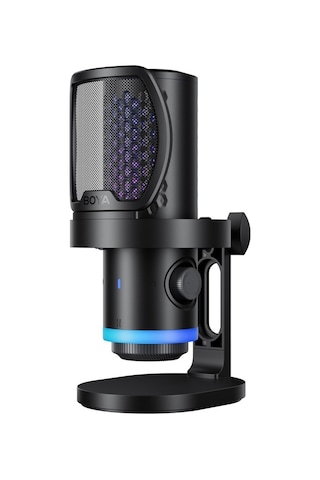 Boya Castmic G40 Rgb Aydınlatmalı Gürültü Engellemeli Usb Mikrofon Ve Masa Standı