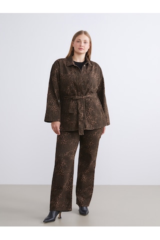 Lcw Modest Kahverengi Straight Fit Kadın Jean Pantolon