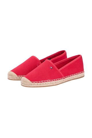 Tommy Hilfiger Kadın Marka Logolu Günlük Kullanıma Uygun Kırmızı Espadril Fw0fw08541 Xlg