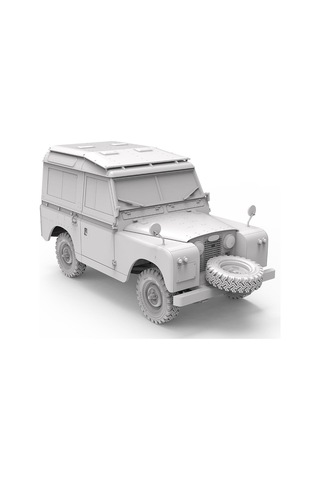 Ak Interactive 35013 1/35 Ölçek, Land Rover 88 Series Iıa Steyşın Vagon , Askeri Araç Plastik Model Kiti