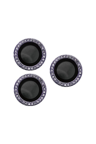 Apple Uyumlu iPhone 14 Pro Max Zore Cl-06 Kamera Lens Koruyucu Derin Mor