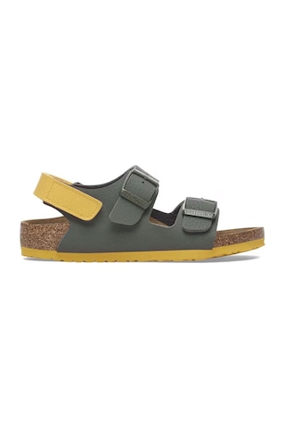 Birkenstock Milano Kids Bf Desert Sol Unisex Çocuk Sandalet 1029378 Yeşil