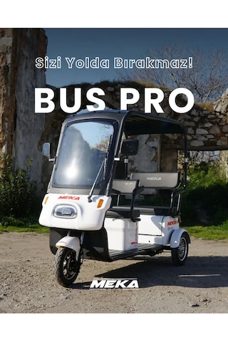 Meka Bus Pro 2000 Watt Akülü Otobüs Araba Beyaz