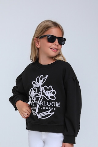 Xo Kids Kız Çocuk Sweatshirt 5-9 Yaş 35855 Siyah