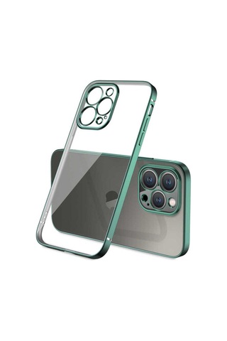 Apple Uyumlu iPhone 13 Pro Max Kılıf Zore Gbox Kapak Koyu Yeşil