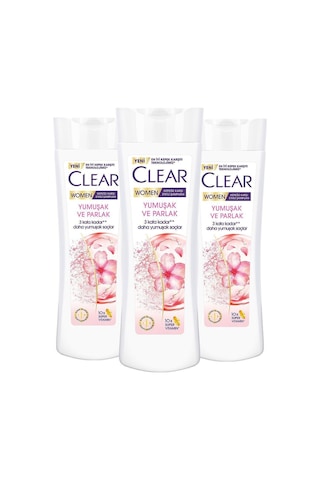Women Kepeğe Karşı Etkili Şampuan Yumuşak Ve Parlak 350 Ml X3