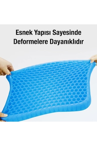 Ally Nefes Alabilen Kaymaz Yumuşak Ev Ofis Ve Araba Koltuk Minderi- 5775 Mavi