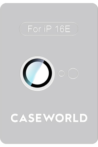 Apple Uyumlu iPhone 16e Caseworld Alloy Serisi Oleofobik Anti Reflective Kamera Lens Koruyucu Şeffaf