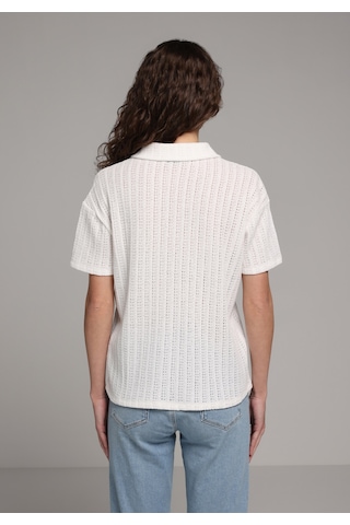 Colin's Colins Regular Fit Polo Yaka Jakarlı Kadın Ekru Kısa Kol Tişört Cl1080433 Q1.v2 Ecr