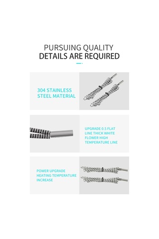 Monyee 12v 50w 304 Paslanmaz Çelik Isıtıcı Çubuğu, 1m Tel, 340-350 C Maks Sıcaklık, 6x20mm, Tekli Paket