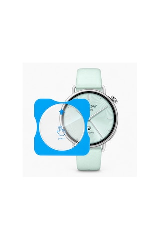 Mi Watch S4 41mm Uyumlu Kolay Takılabilir Takma Aparatlı Temperli Cam Ekran Koruyucu
