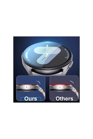 Samsung Galaxy Watch 7 Ultra Uyumlu Kolay Kurulum Aparatlı Temperli Cam Ekran Koruyucu