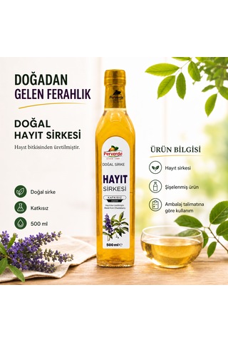 Hayıt Sirkesi 2 Li Set 2 X 500 Ml Cam Şişe