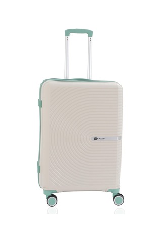 Mçs Polipropilen Valiz V374 65 Cm S21yy100000665 10730 Kemik/suyeşili Kemik - Su Yeşili