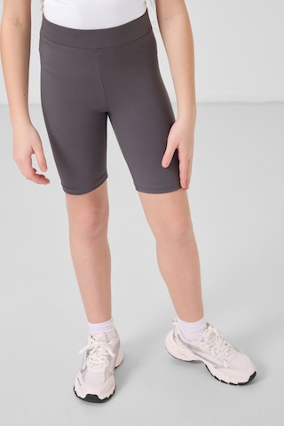 Tommylife Koyu Gri Pamuklu Kısa Paça Standart Fit Basic Kız Çocuk Tayt - 75188 Koyu Gri