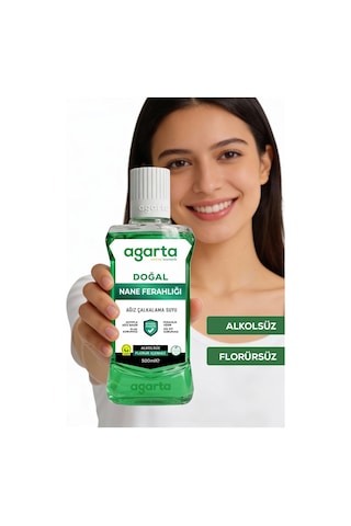 Agarta Ferah Nefes Alkolsüz Ağız Bakım Suyu 500 ML