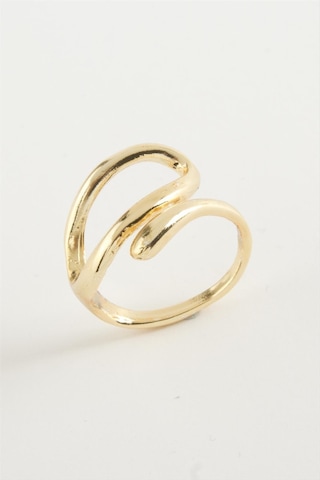 Oval - 745 - Metal - Spt-gld - Yüzük-gümüş Rengi Sarı