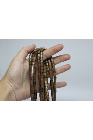 Venge Ağacı Silindir Yarım Dizi 6 MM 18 CM Sarı