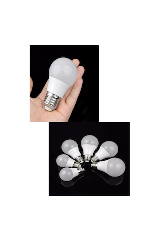 Şahnet 6w E27 Mini Top Led Ampul Beyaz - 6500k 3 Adet