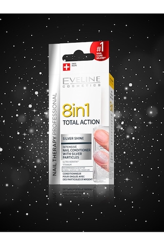 Evelıne 8 In 1 Total Action Silver Shine Nail Conditioner 12 ML