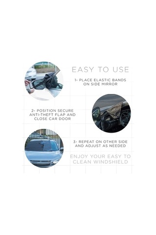 Dancemonkey Manyetik L İle 600d Oxford Kumaş Araba Kar Bloğu Su Geçirmez Kaplama