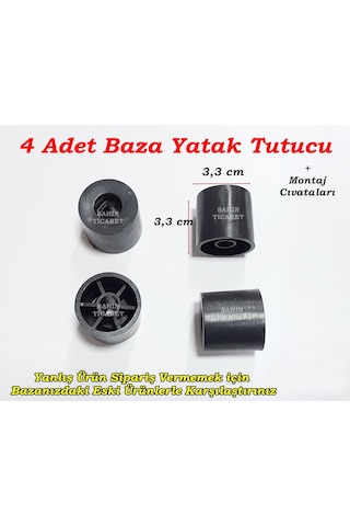 Şahinticaret Baza Tutucu Baza Yatak Tutucu Baza Yedek Parça Yuvarlak 4 Adet