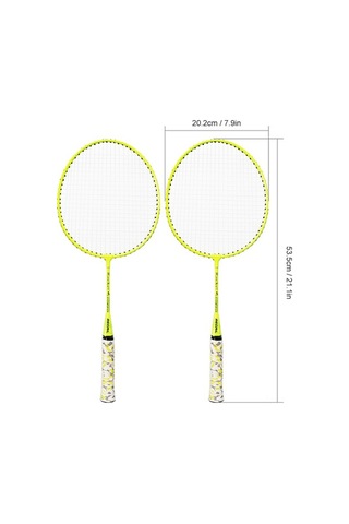 Flybuy Yeşil/turuncu/sarı Spor Seti Seçenekli Oyunu Mekan İçin İç/dış Çocuklar Badminton 2'li - Pz