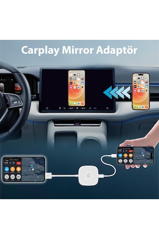 İphone İpad Carplay Ve Youtube Screen Mirror Aktarım Adaptörü