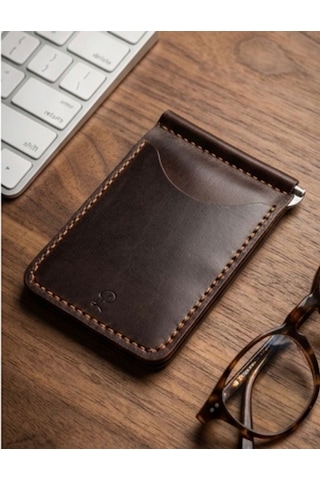 Parla Leather Cavana El Yapımı Hakiki Deri Erkek Cüzdan Taba