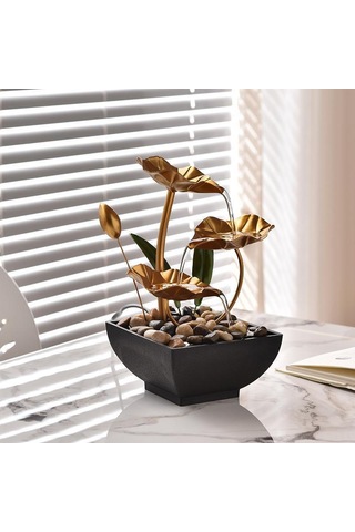 Hangfox Demir Sanat Masaüstü Su Dekorasyonu - Ofis Ve Ev İçin Zenginleyici, Kolay Kurulum, Özel Hediye Seçeneği