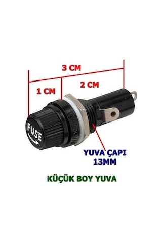 Ender Fuse Cam Sigorta Yuvası Küçük
