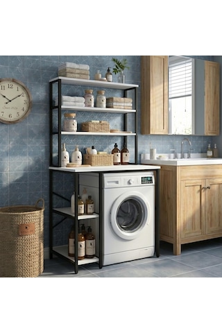 Kenzlife Çamaşır Kurutma Makinesi Dolabı Istranca Byzsyh 180 070 60 Mat Suntalam Metal Siyah Boya