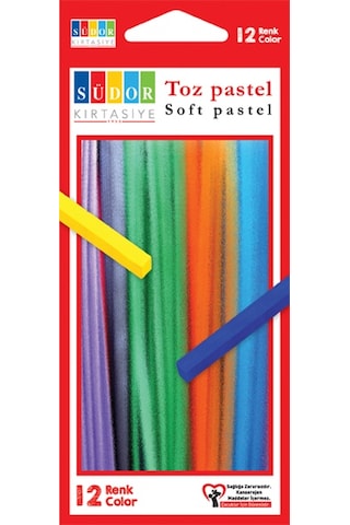 Südor Toz Pastel Boya 12 Renk Bs97