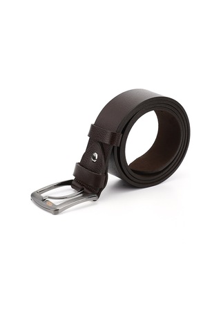 Gönderi R Kahve Antik Hakiki Deri 4 Cm Kot Kemeri Kahve