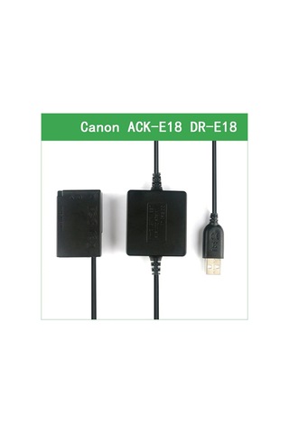 Canon Lp-E17 Dummy Dr-E18 Batarya Eos 77D 200D 250D 750D 760D