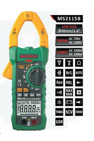 Mastech Ms2115b Dijital Pensampermetre