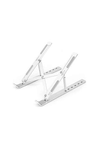 Stand 6 Kademeli Ergonomik Katlanabilir Taşınabilir Masaüstü Alüminyum Ayarlanabilir Laptop Standı Çok Renkli