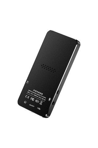 Springsun Siyah 8g Bluetooth Mp3 Çalar - 20-30 Saat Çalma Süresi, 2.0" Ekran, Hafif Tasarım, Spor Ve Seyahat İçin, Çoklu Ses Formatı Desteği