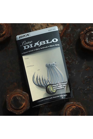 Bkk Lone Diablo Single Olta İğnesi 1 No 37 Lb 8 Adet 1 Adet