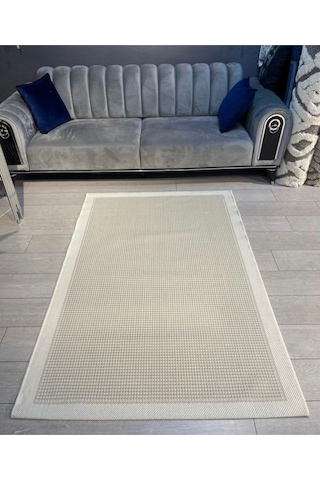 Saraz Halı Sisal Bordürlü Jut Hasır Halı 9427