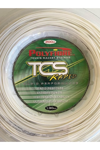 Polyfibre Tcs Rapid Tenis Raketi Kordaj Teli 1.30mm 200m