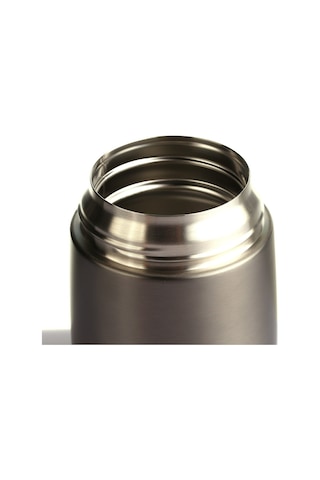 Baby Plus Vakumlu Çift Taraflı Mama Termosu 450 ML Gri