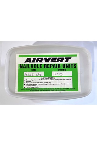 45 Mm Çivi Yaması Airvert 100ad/kutu Tubles Lastik Tamiri İçin