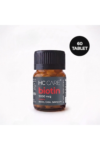 Hc Care Biotin Çinko Selenyum İçeren Saç Vitamini 60 Tablet Hc Care Biotin Çinko Selenyum İçeren Saç Vitamini 60 Tablet