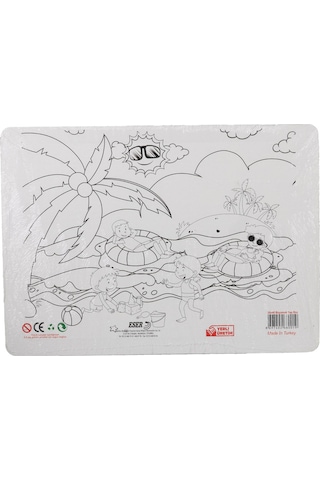 36 Parça Çocuk Puzzle + Boyama Nasrettin Denizde